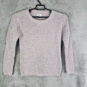 Womens Benotti Knit Sweater Multicolor Long Sleeve Crew Neck Size L 44/46